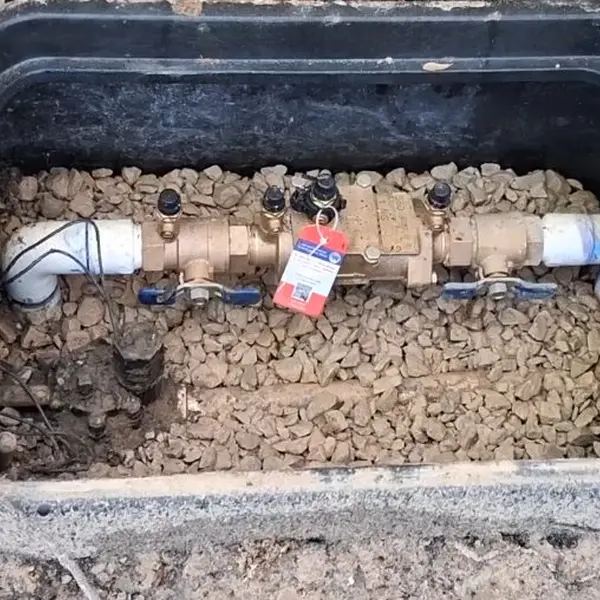 Backflow preventer assembly with shutoff valves for Plumbing Services in Lebanon, PA | Full List
