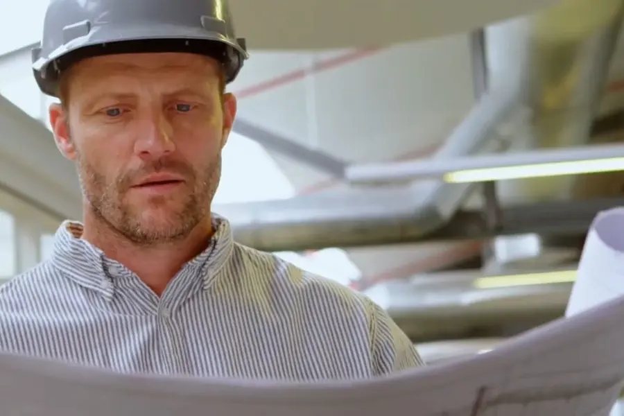 Commercial plumbing rough-in or large building pipe layout illustrating When a Pipe Bursts: The First 10 Minutes