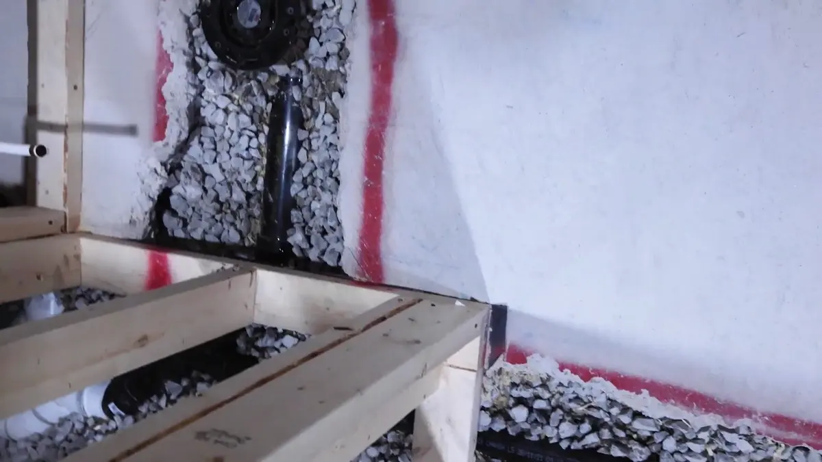 Frozen or thawed pipe repair near a cold basement area illustrating Protecting Your Pipes Through a Lebanon Valley Winter