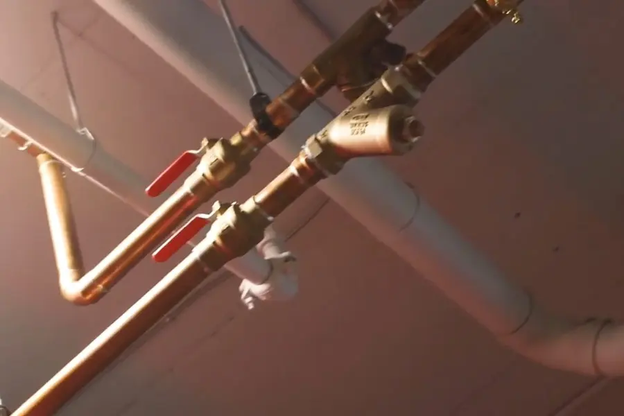 New supply pipe and fittings during repiping work for Gas Line Installation & Repair in Lebanon, PA