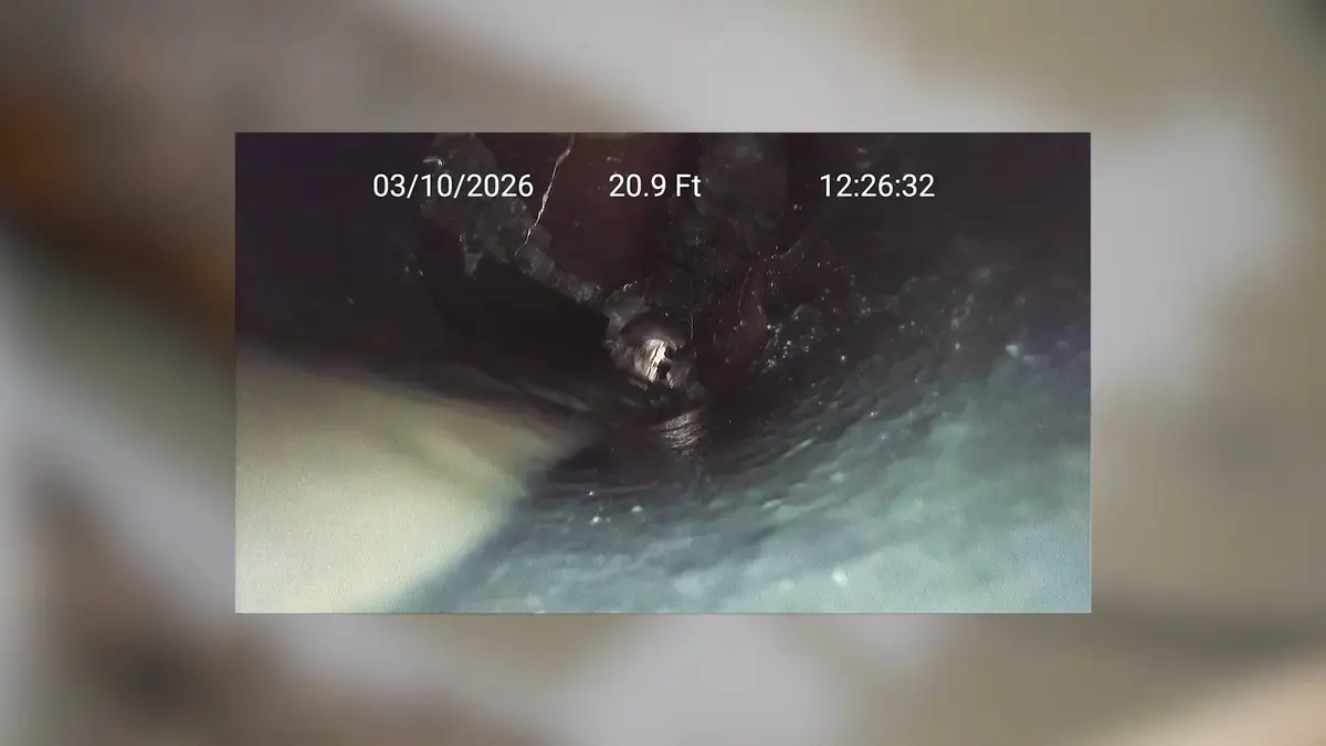 Sewer camera inspection screen or cleanout access for Sewer Line Inspection in Lebanon, PA | Camera Scope