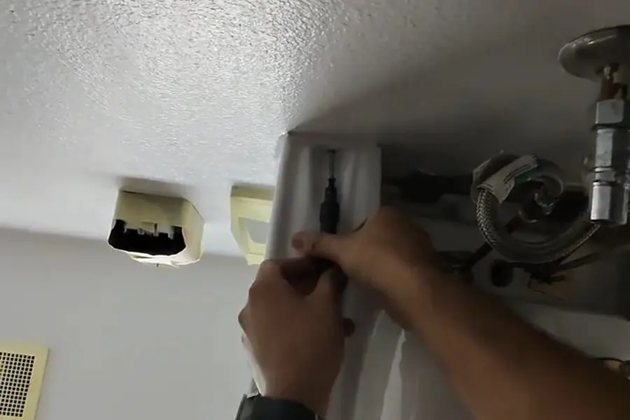 Sink faucet, supply line, or drain connection for Faucet & Sink Repair in Lebanon, PA | Drips & Leaks (Faucet & Sink Repair in Lebanon, PA | Drips & Leaks closeup)