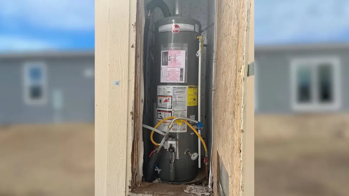 Water heater tank, valve, or repair component for a plumbing service page in Hershey, PA
