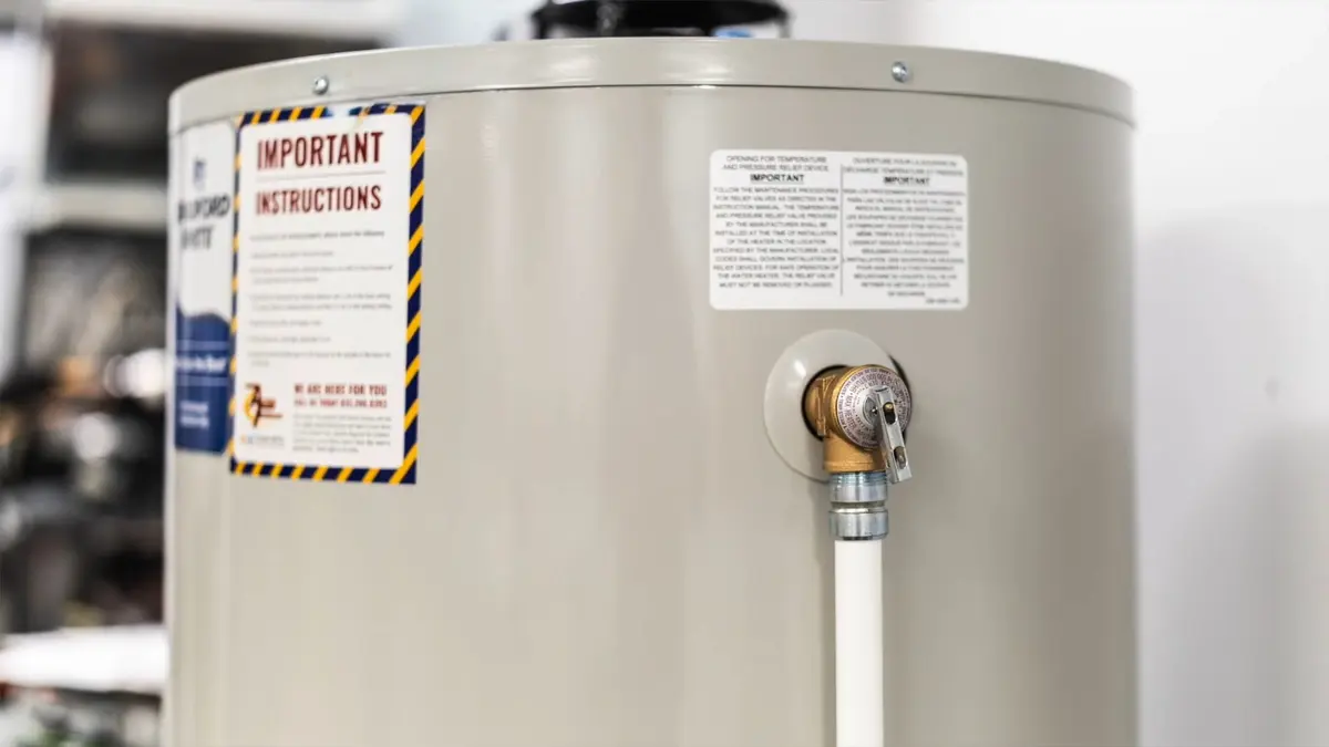 Water heater tank, valve, or repair component for a plumbing service page in South Lebanon, PA