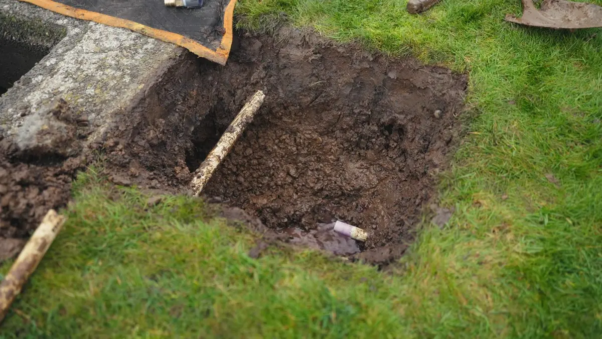 Water line pipe and service connection repair illustrating Why Is My Water Pressure So Low? Lebanon Homes